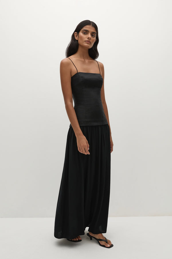 Faithfull The Brand Lenise Maxi Dress Black