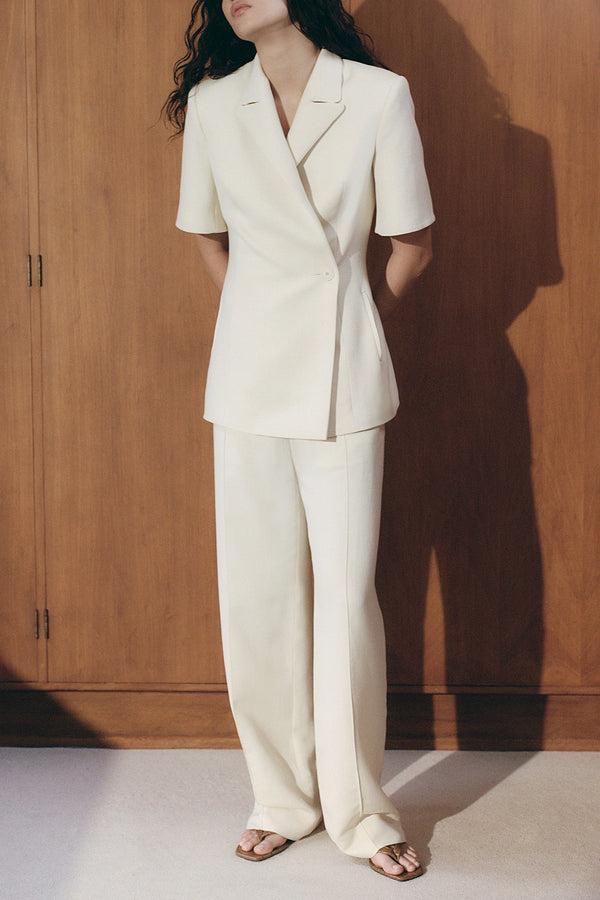 Faithfull The Brand Lenza Trouser Beige - Final Sale