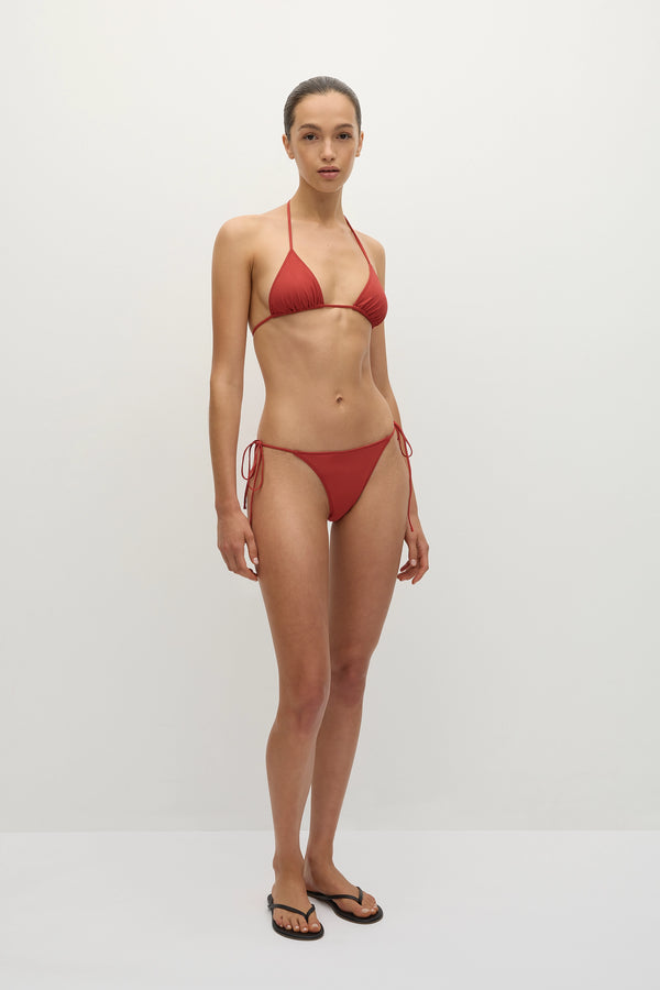 Faithfull The Brand Leo Bikini Bottom Amber