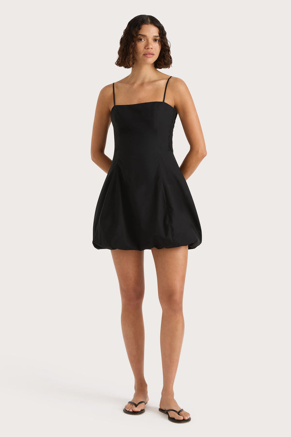 faithfull the brand Lera Mini Dress Black