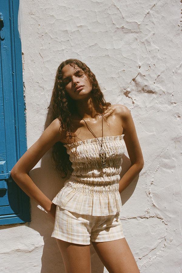 Faithfull The Brand Lila Mini Shorts Piato Check