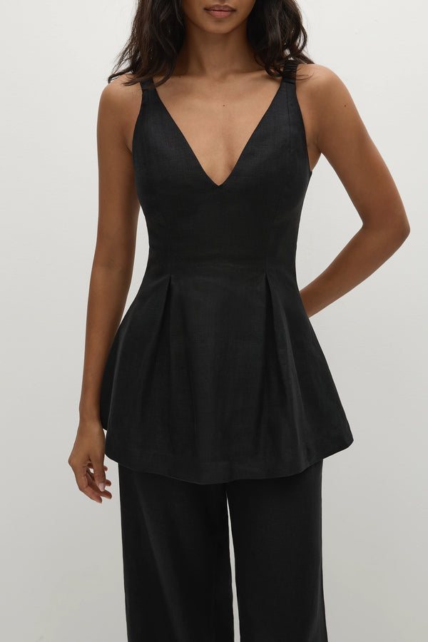 Faithfull The Brand Lola Top Black