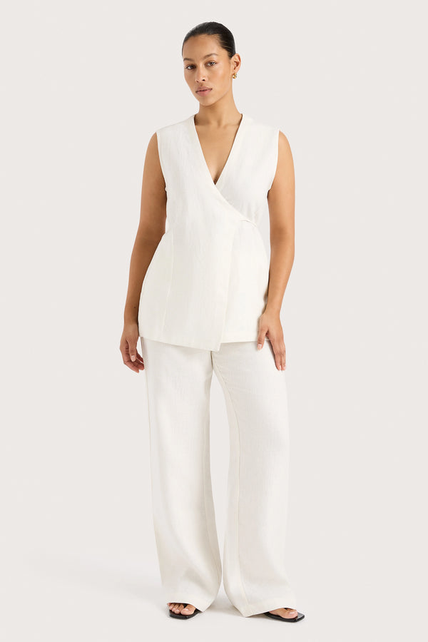 faithfull the brand Lulea Pant White - Final Sale