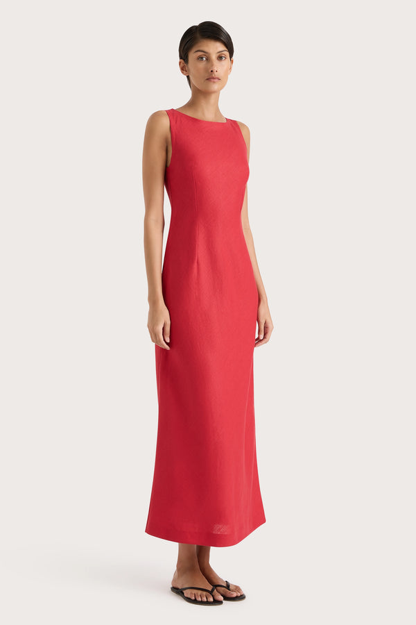 faithfull the brand Lydie Maxi Dress Red