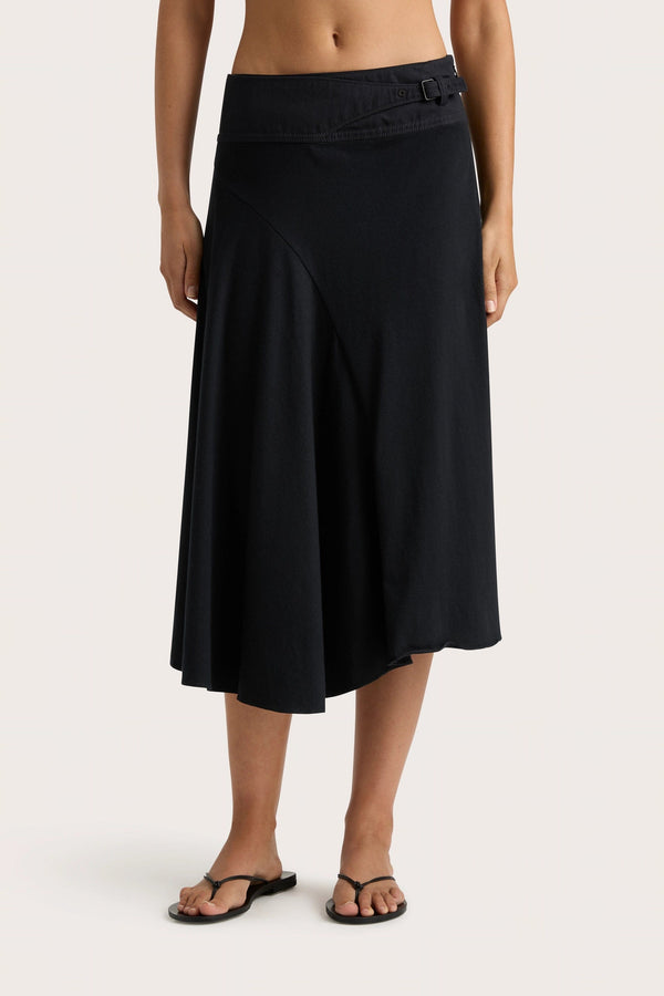 Faithfull The Brand Maceio Skirt Black - Final Sale