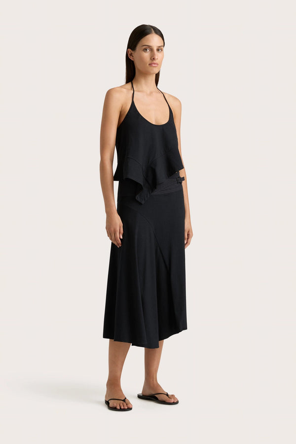 faithfull the brand Maceio Skirt Black - Final Sale