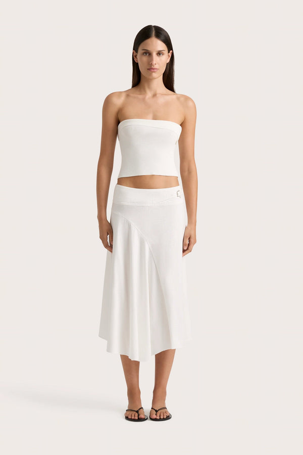 faithfull the brand Maceio Skirt White - Final Sale
