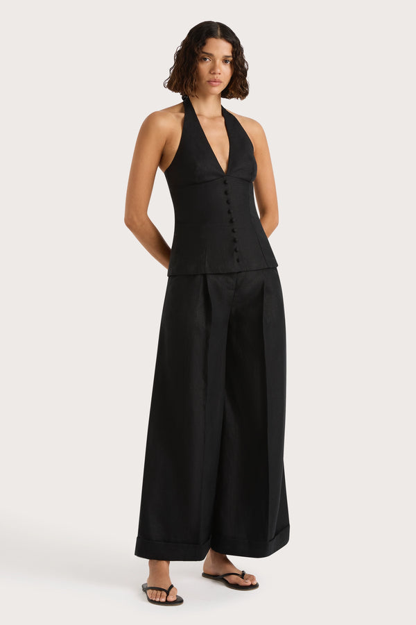 Faithfull The Brand Marie Top Black