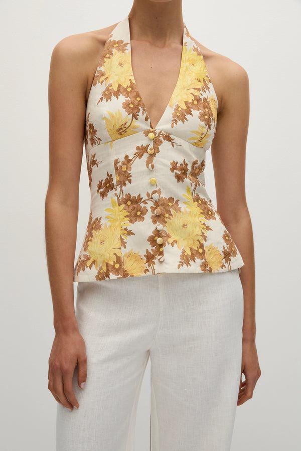 Faithfull The Brand Marie Top Midsummer Floral