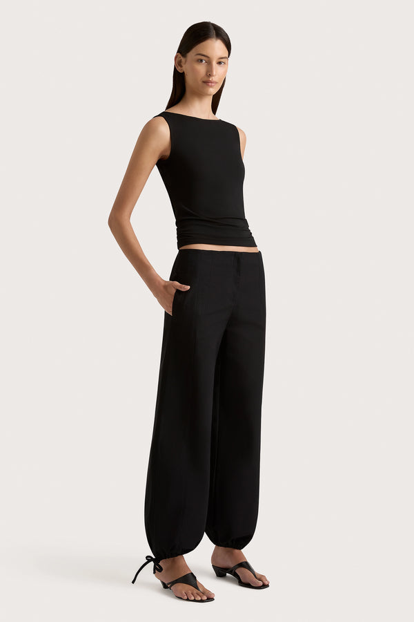 faithfull the brand Marmo Pant Black - Final Sale