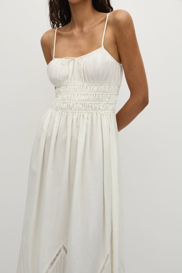 Faithfull The Brand Meline Maxi Dress White