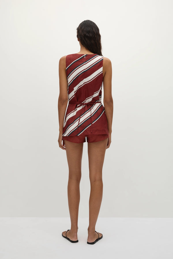 Faithfull The Brand Miel Tunic Top Hydra Stripe