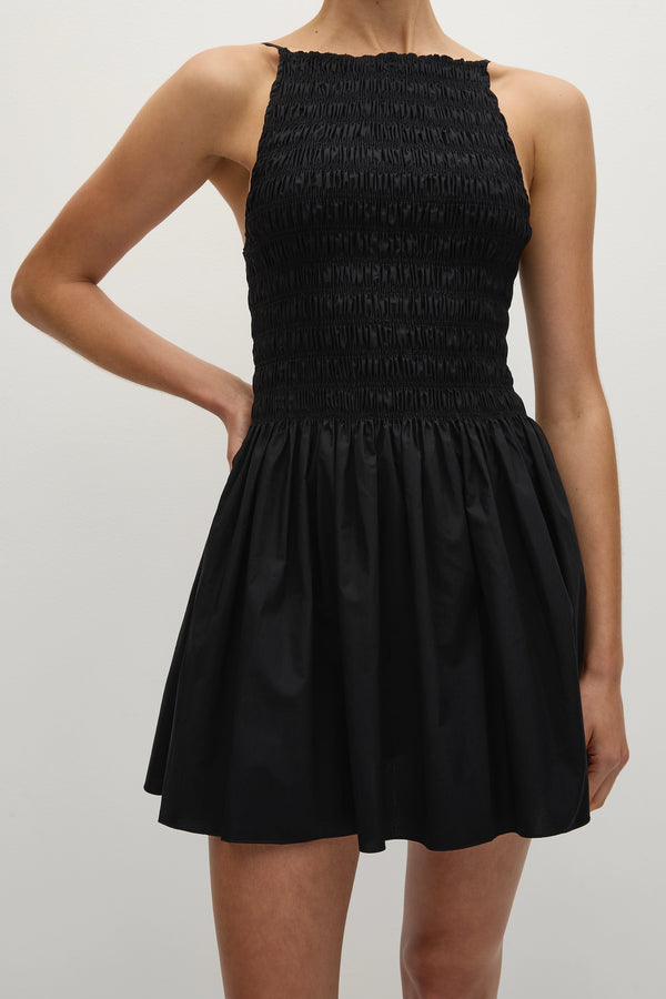 Faithfull The Brand Myah Mini Dress Black