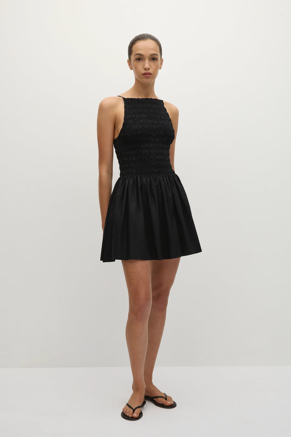 Faithfull The Brand Myah Mini Dress Black