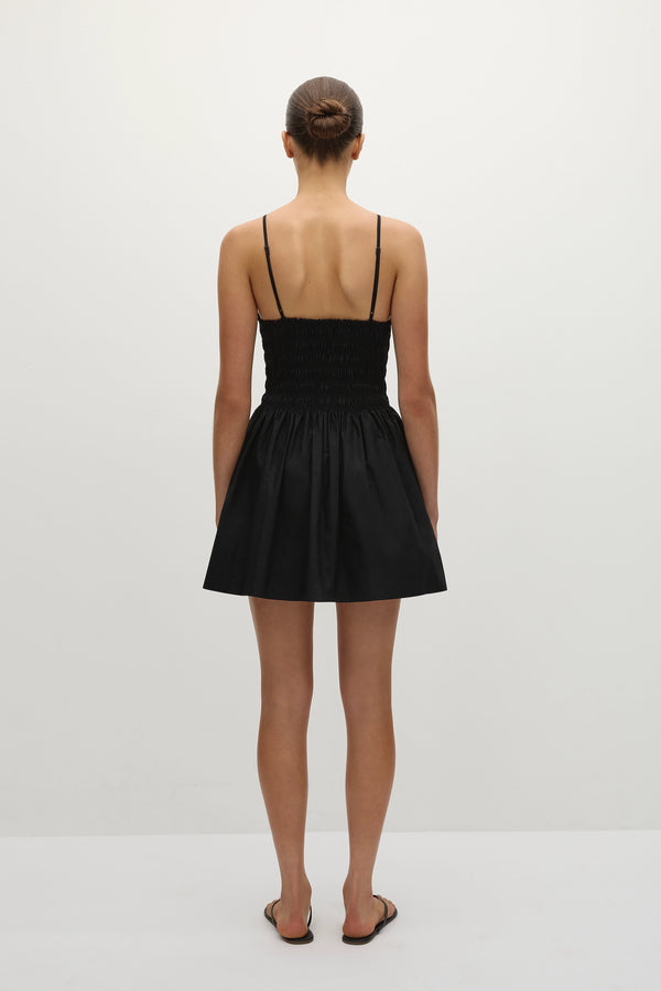 Faithfull The Brand Myah Mini Dress Black