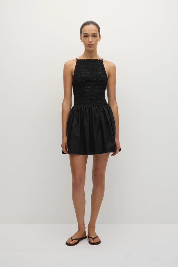 faithfull the brand Myah Mini Dress Black