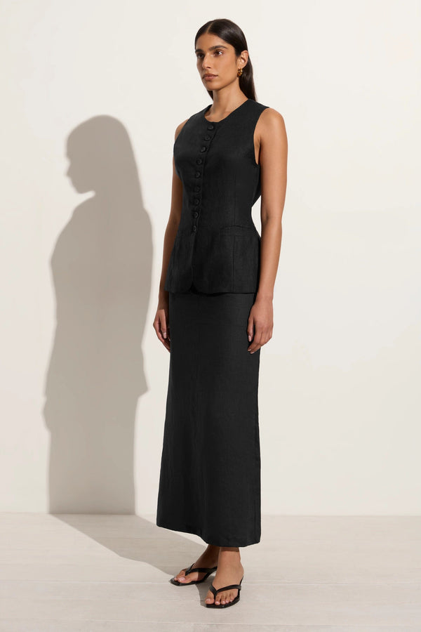 Faithfull The Brand Nelli Skirt Black - Final Sale