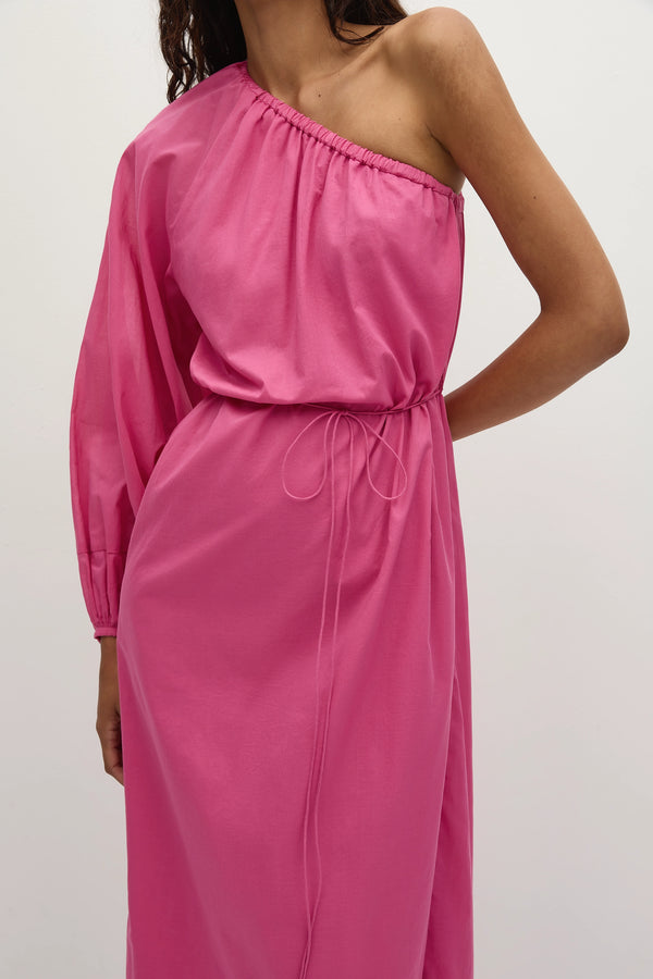 Faithfull The Brand Orion Maxi Dress Cerise