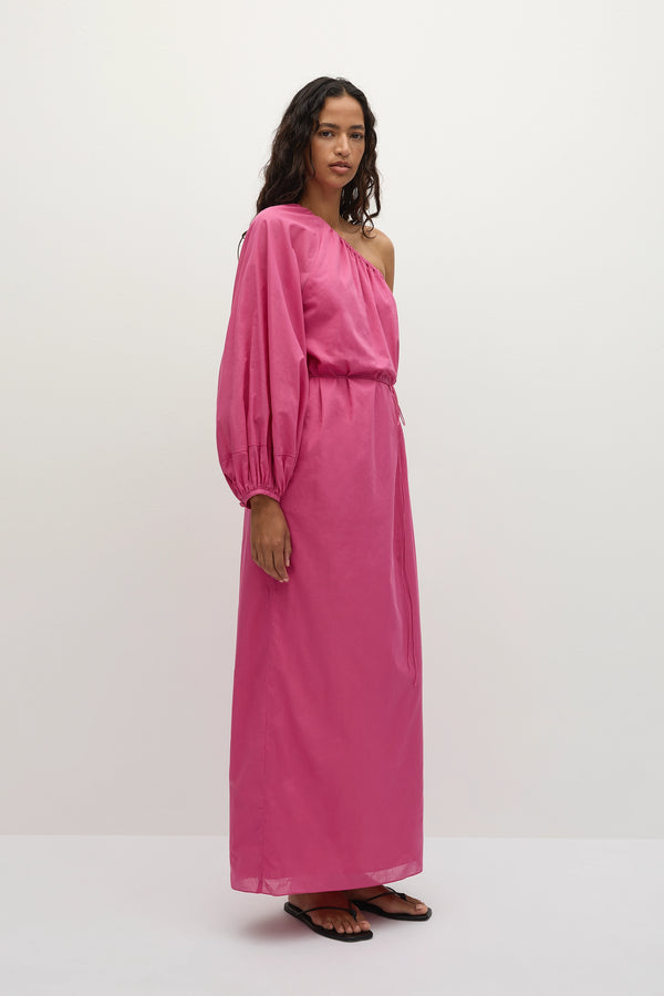 Faithfull The Brand Orion Maxi Dress Cerise