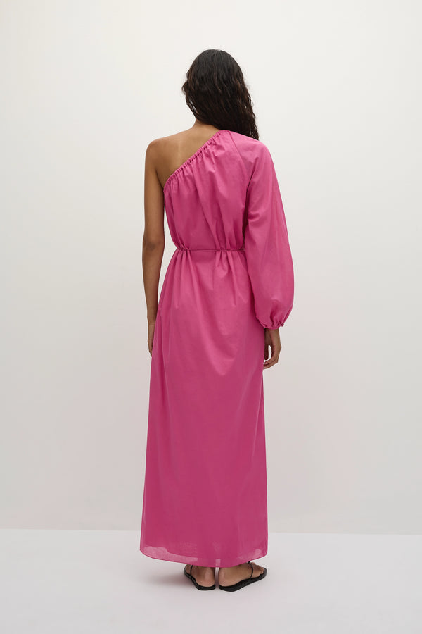 Faithfull The Brand Orion Maxi Dress Cerise