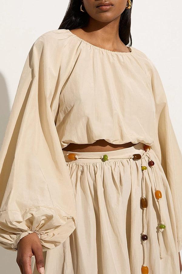 faithfull the brand Pereira Top Creme - Final Sale