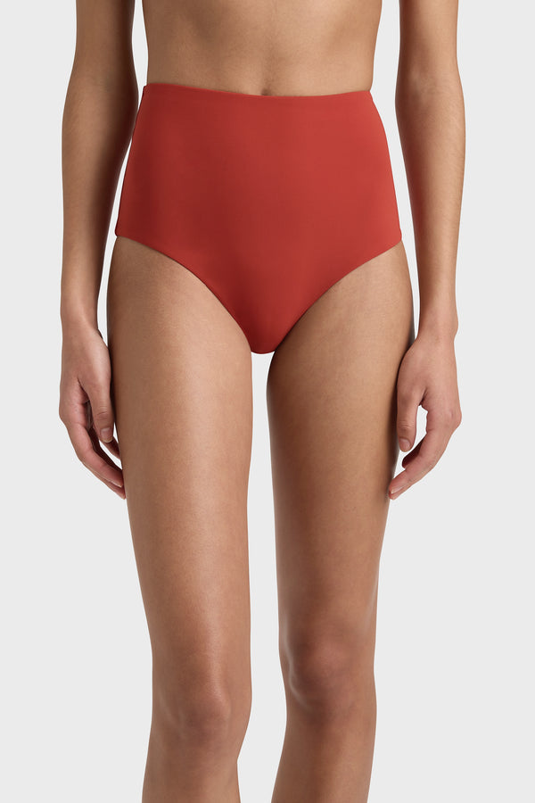 Faithfull The Brand Reyes Bikini Bottom Garnet