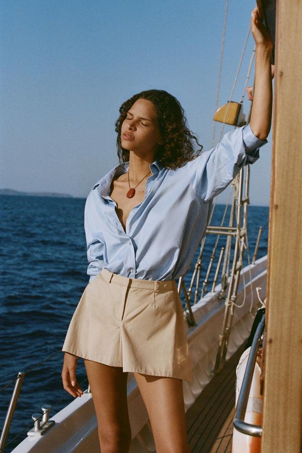 Faithfull The Brand Sable Mini Skirt Fawn