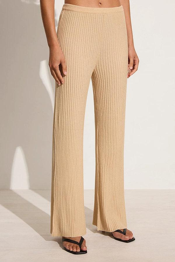 Faithfull The Brand Santi Pant Beige - Final Sale