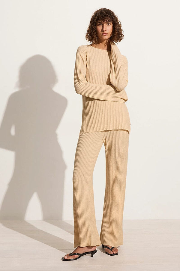 Faithfull The Brand Santi Pant Beige - Final Sale
