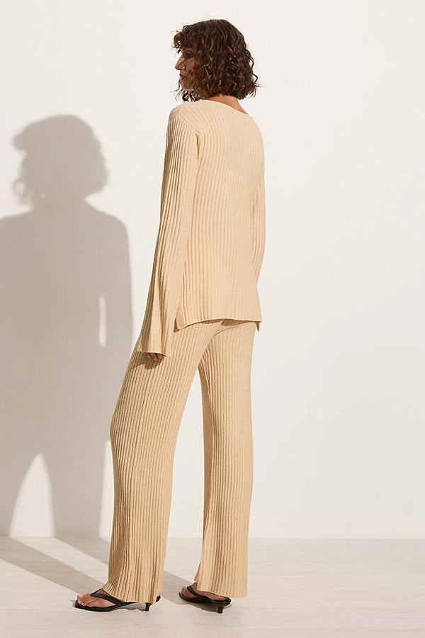 Faithfull The Brand Santi Pant Beige - Final Sale