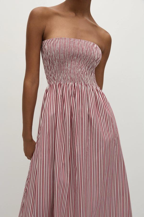 Faithfull The Brand Sanya Maxi Dress Clare Stripe