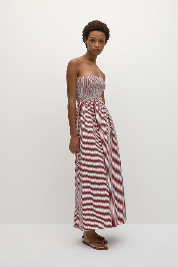 Faithfull The Brand Sanya Maxi Dress Clare Stripe