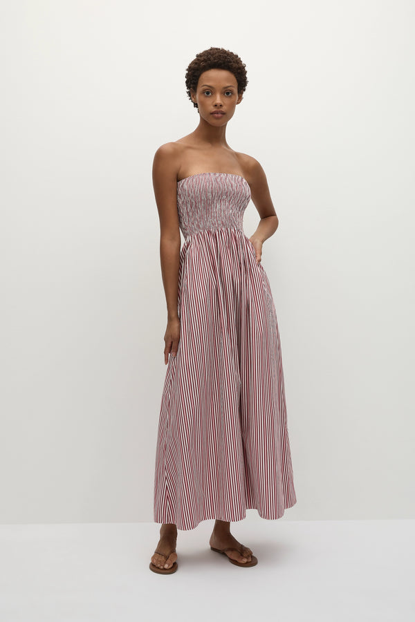 faithfull the brand Sanya Maxi Dress Clare Stripe