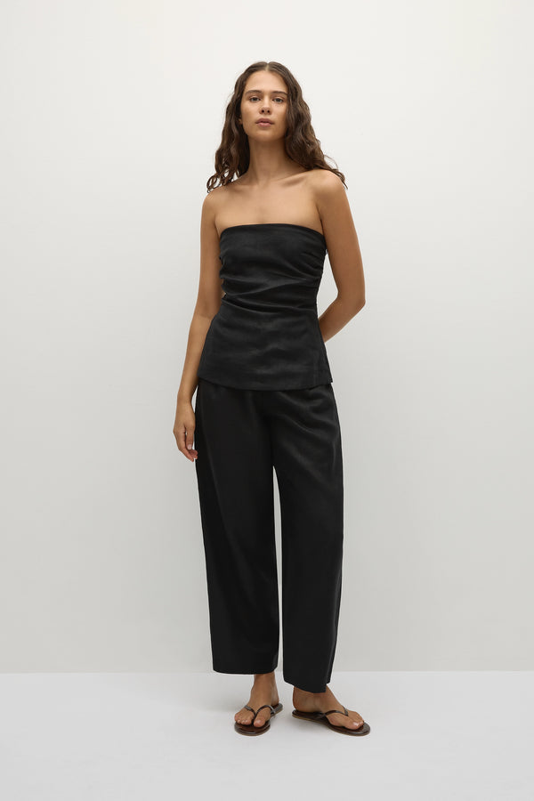 faithfull the brand Stevie Trouser Black