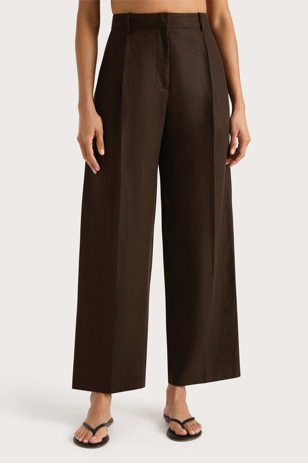 Faithfull The Brand Stevie Trouser Coffee