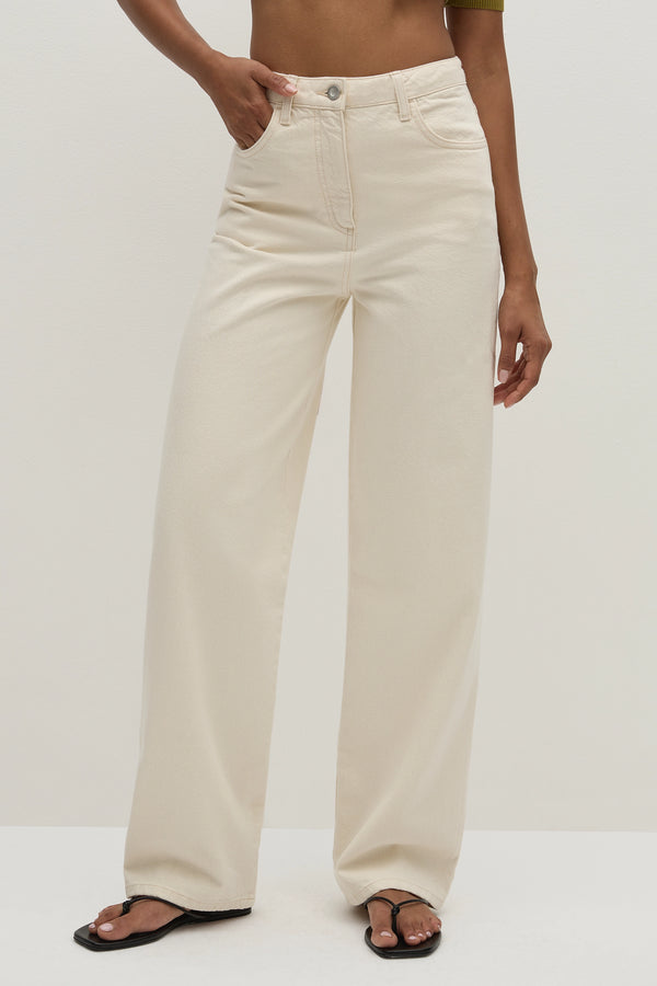 Faithfull The Brand Straight Jean Ecru