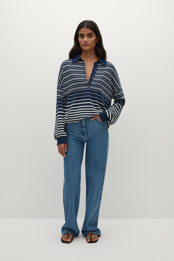 faithfull the brand Straight Jean Indigo