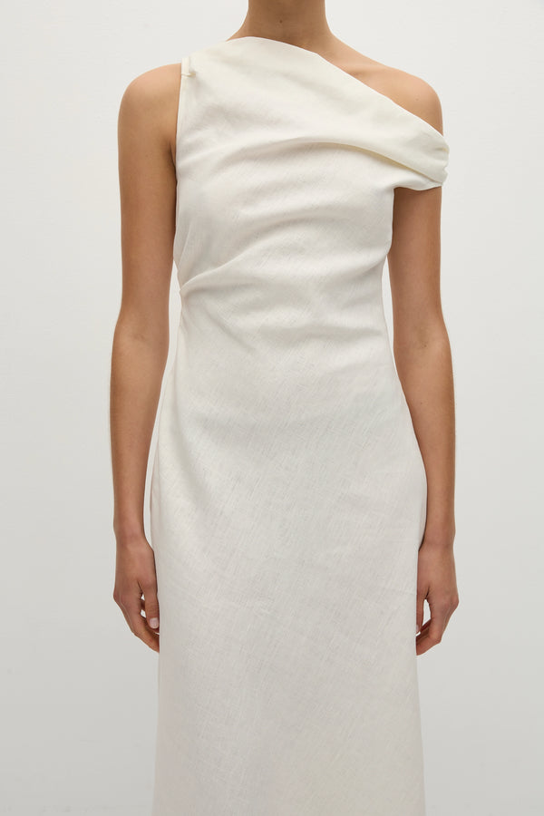 Faithfull The Brand Suis Midi Dress White