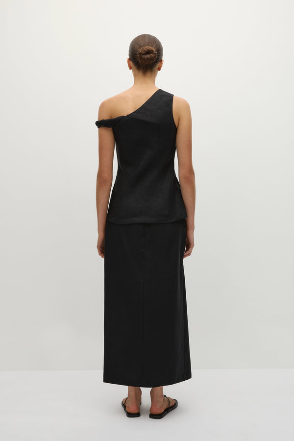 Faithfull The Brand Suis Skirt Black