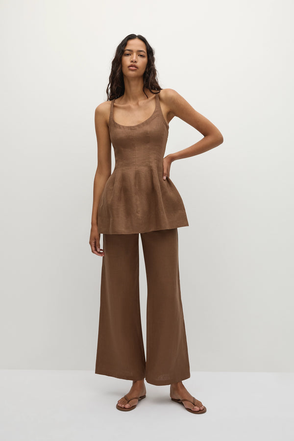 faithfull the brand Syna Top Clay