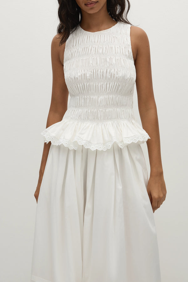 Faithfull The Brand Thea Top White