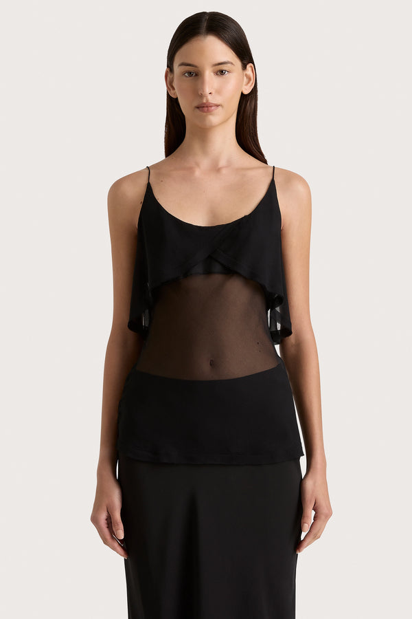 Faithfull The Brand Vestlia Top Black - Final Sale