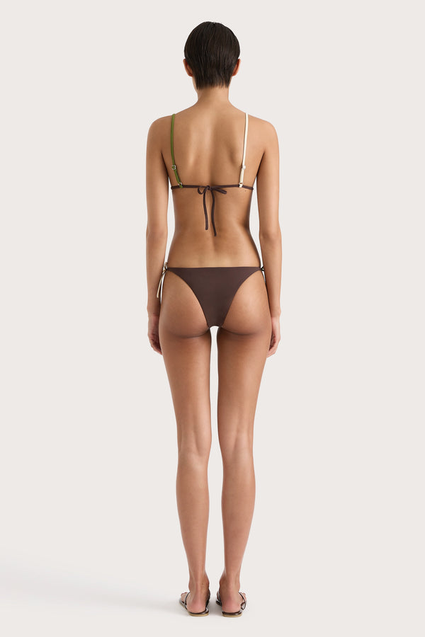 Faithfull The Brand Yeva Bikini Top Verte Multi