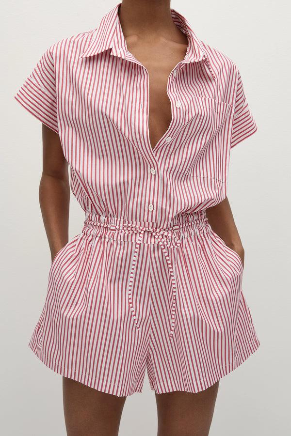 Faithfull The Brand Zion Playsuit Riviera Stripe