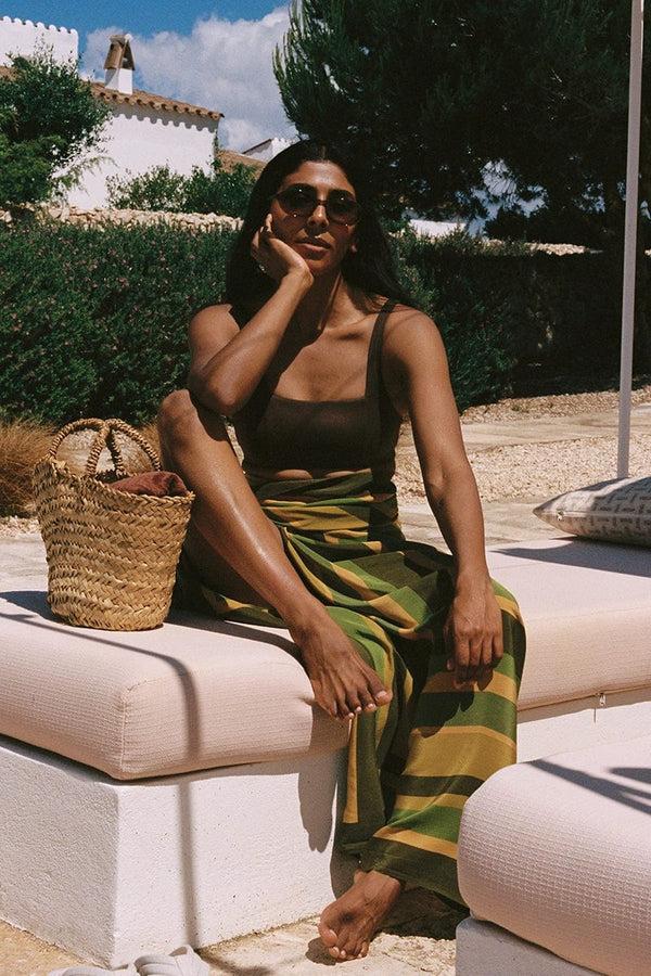 Faithfull The Brand Zizi Bikini Top Coffee