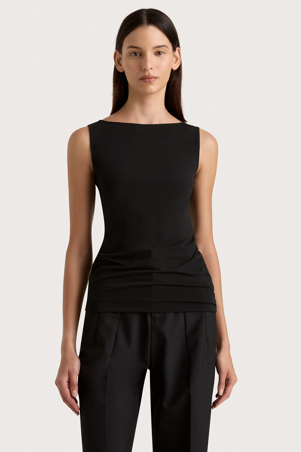 Faithfull The Brand Zona Top Black - Final Sale