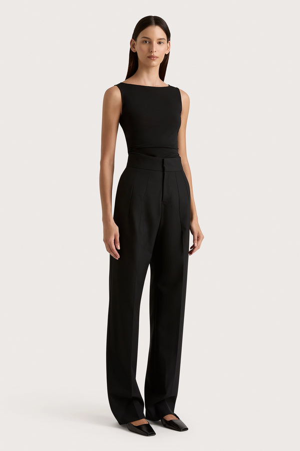 Faithfull The Brand Zona Top Black - Final Sale