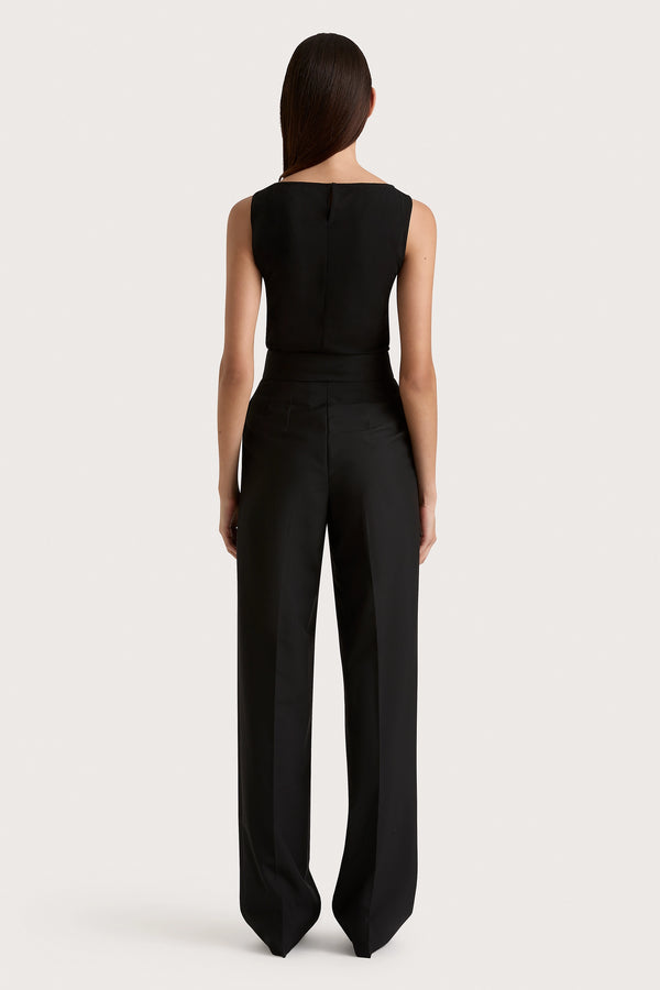 Faithfull The Brand Zona Top Black - Final Sale