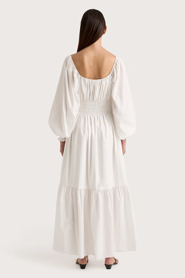 Faithfull The Brand Fleur Maxi Dress White - Final Sale