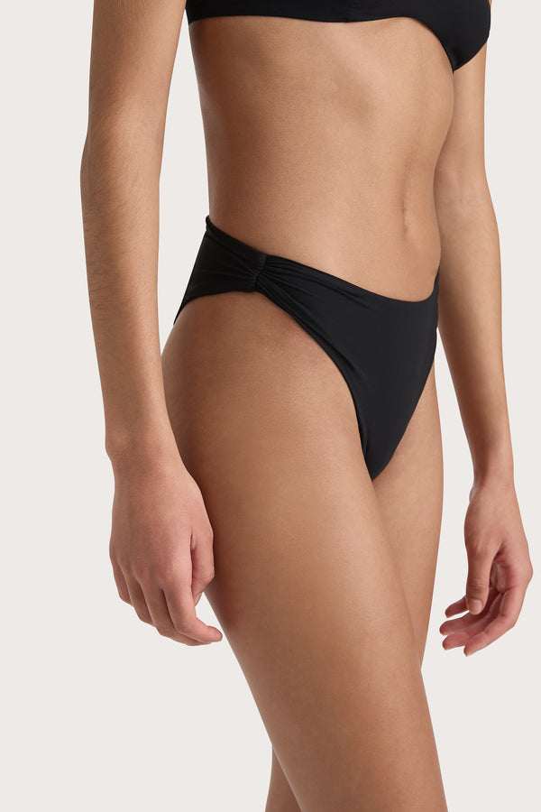 Faithfull The Brand Henni Bikini Bottom Black - Final Sale